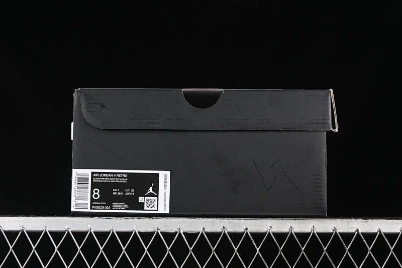All categories Air Jordan Jordan series basketball shoes Air Jordan 4 Air Jordan 4 Retro "Lase" AJ4 Joe 4 black gray blue color FV5029-003